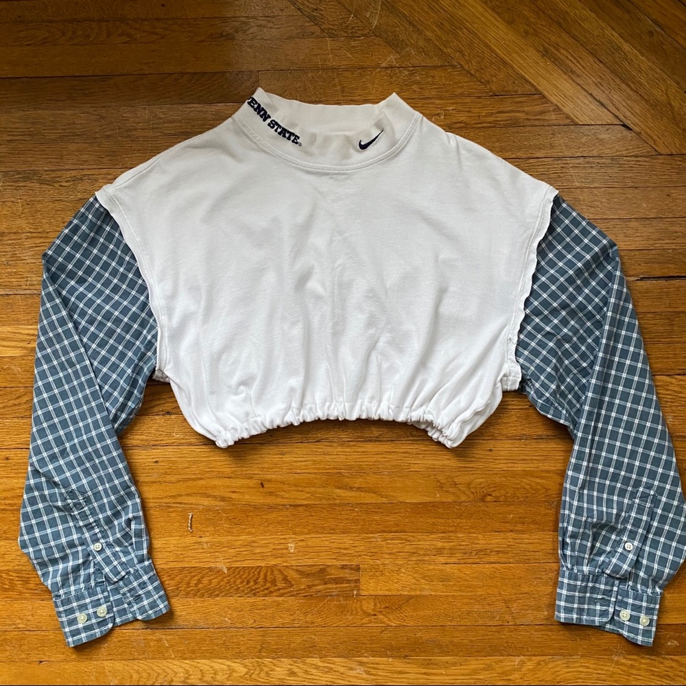 nike penn state cropped turtleneck